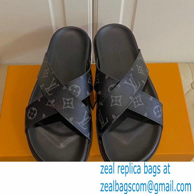 Louis Vuitton Men's Cowhide Surface Rubber Outsole Sandals 04 2021 - Click Image to Close