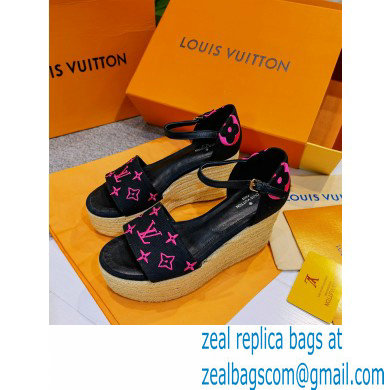 Louis Vuitton Monogram canvas StarboardWedge Sandals Ls002 2021