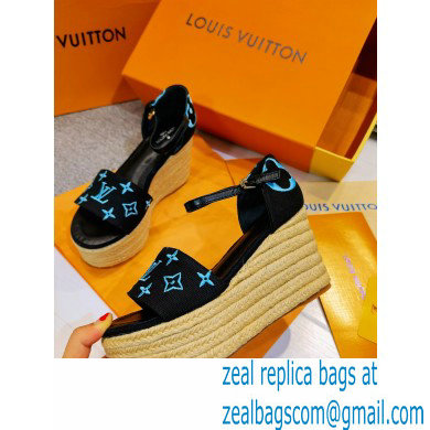 Louis Vuitton Monogram canvas StarboardWedge Sandals Ls005 2021