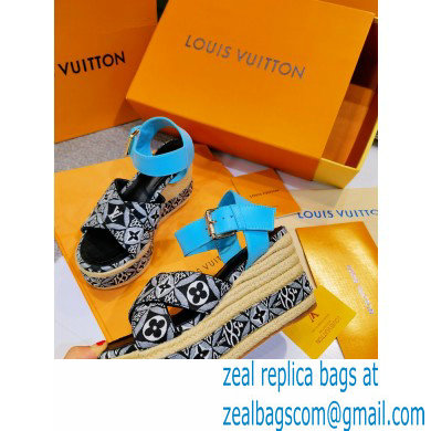 Louis Vuitton Monogram canvas StarboardWedge Sandals Ls009 2021 - Click Image to Close