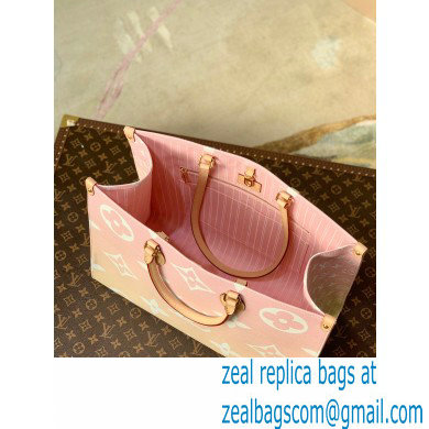 Louis Vuitton OnTheGo GM Tote Bag M57641 Gradient Pastel Pink By The Pool Capsule Collection 2021 - Click Image to Close