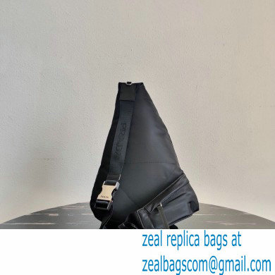 Prada Re-Nylon and leather backpack BLACK 2021 - Click Image to Close