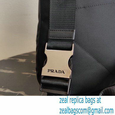 Prada Re-Nylon and leather backpack BLACK 2021