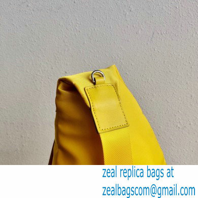 Prada Re-Nylon and leather backpack yellow 2021 - Click Image to Close