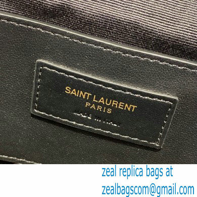 Saint Laurent 80's Vanity Bag in Grained Embossed Leather 649779 Red