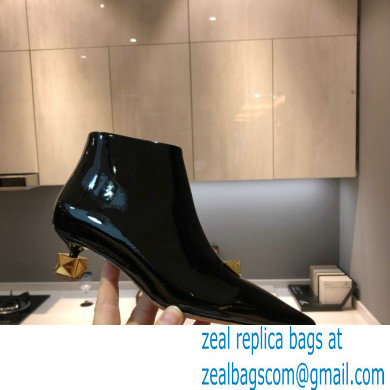 VALENTINO GARAVANI HEEL 4.5CM Roman Stud bootie Black 2021 01 - Click Image to Close