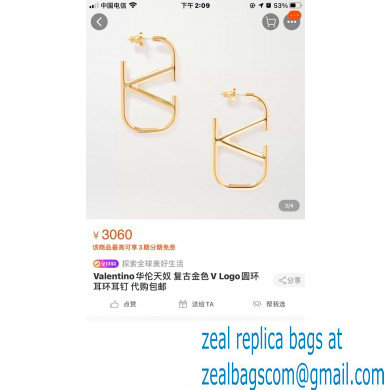 VALENTINO GARAVANI VLogo Signature earrings 06 2021