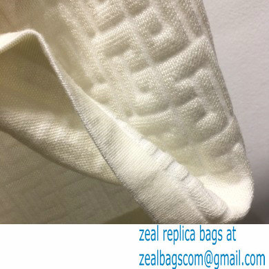 balmain knitted skirt white 2021