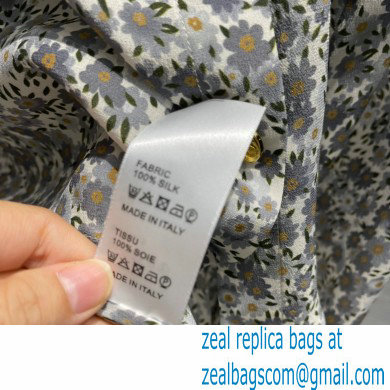 celine daisy print shirt and skirt 2021