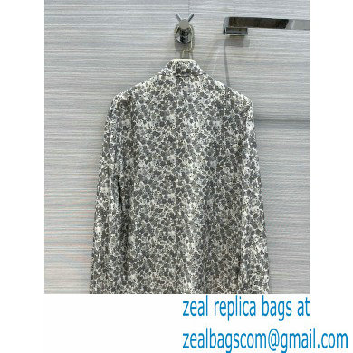 celine daisy print shirt and skirt 2021