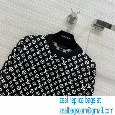 louis vuitton monogram sweater black 2021