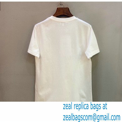 prada logo print white T-shirt 2021