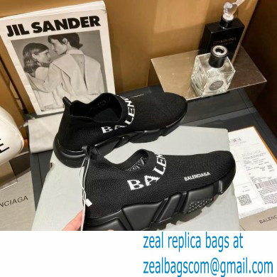 Balenciaga Ankle Logo Knit Sock Speed Trainers Sneakers 01 2021 - Click Image to Close