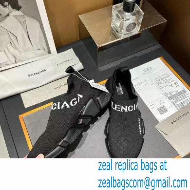 Balenciaga Ankle Logo Knit Sock Speed Trainers Sneakers 01 2021