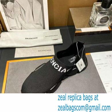 Balenciaga Ankle Logo Knit Sock Speed Trainers Sneakers 01 2021