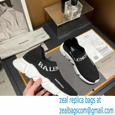 Balenciaga Ankle Logo Knit Sock Speed Trainers Sneakers 02 2021 - Click Image to Close