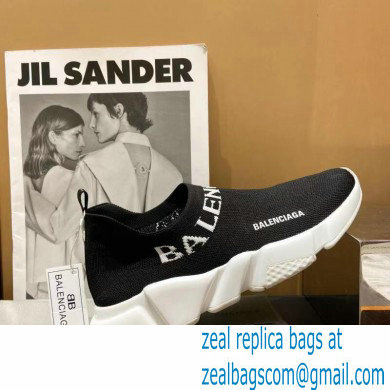 Balenciaga Ankle Logo Knit Sock Speed Trainers Sneakers 02 2021 - Click Image to Close