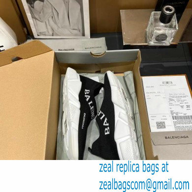 Balenciaga Ankle Logo Knit Sock Speed Trainers Sneakers 02 2021 - Click Image to Close