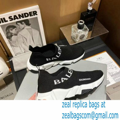 Balenciaga Ankle Logo Knit Sock Speed Trainers Sneakers 03 2021