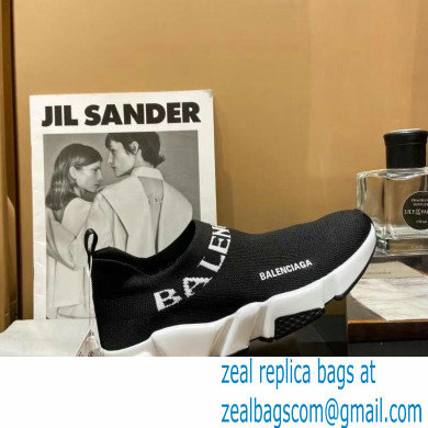 Balenciaga Ankle Logo Knit Sock Speed Trainers Sneakers 03 2021 - Click Image to Close