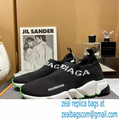 Balenciaga Ankle Logo Knit Sock Speed Trainers Sneakers 04 2021