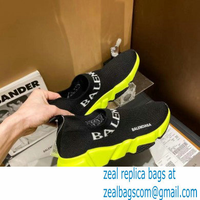 Balenciaga Ankle Logo Knit Sock Speed Trainers Sneakers 05 2021 - Click Image to Close