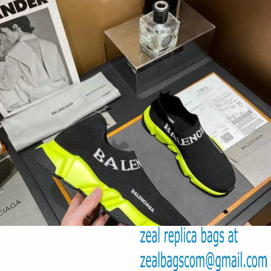 Balenciaga Ankle Logo Knit Sock Speed Trainers Sneakers 05 2021 - Click Image to Close