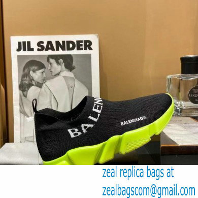 Balenciaga Ankle Logo Knit Sock Speed Trainers Sneakers 06 2021 - Click Image to Close