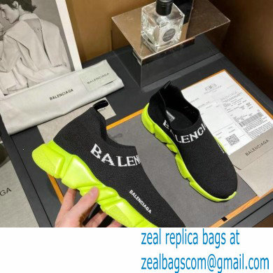 Balenciaga Ankle Logo Knit Sock Speed Trainers Sneakers 06 2021