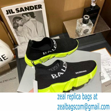 Balenciaga Ankle Logo Knit Sock Speed Trainers Sneakers 06 2021 - Click Image to Close