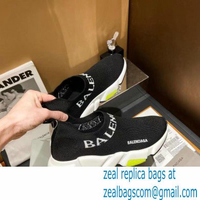 Balenciaga Ankle Logo Knit Sock Speed Trainers Sneakers 07 2021