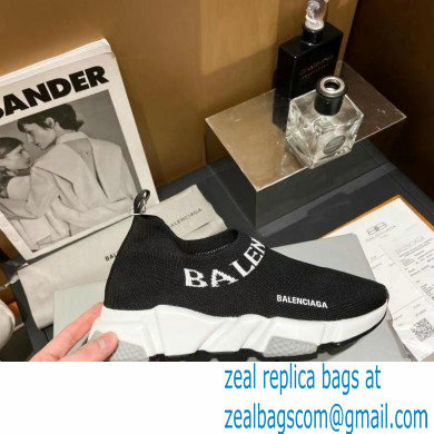 Balenciaga Ankle Logo Knit Sock Speed Trainers Sneakers 08 2021