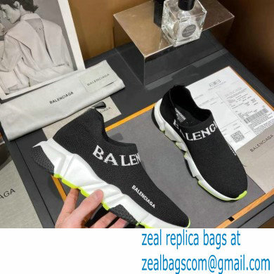 Balenciaga Ankle Logo Knit Sock Speed Trainers Sneakers 09 2021 - Click Image to Close