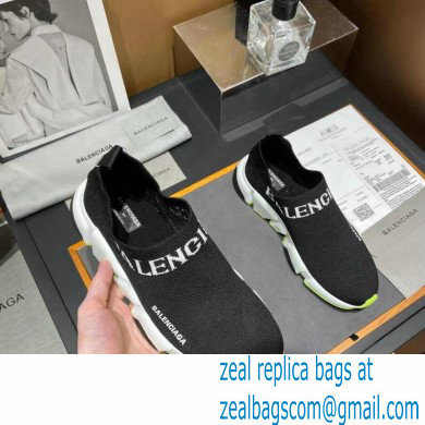 Balenciaga Ankle Logo Knit Sock Speed Trainers Sneakers 09 2021 - Click Image to Close