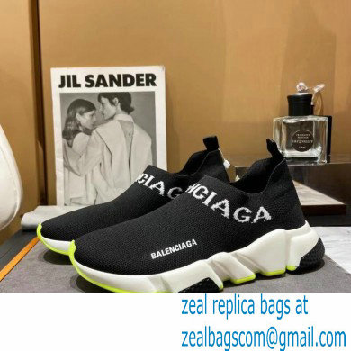 Balenciaga Ankle Logo Knit Sock Speed Trainers Sneakers 09 2021