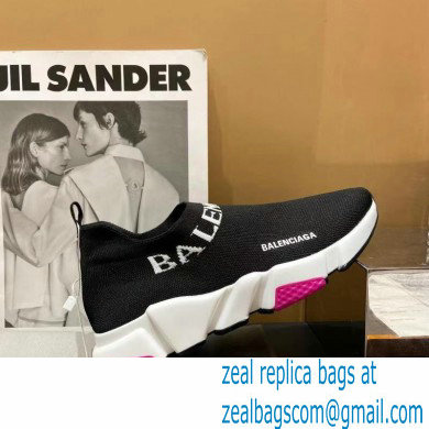 Balenciaga Ankle Logo Knit Sock Speed Trainers Sneakers 10 2021 - Click Image to Close