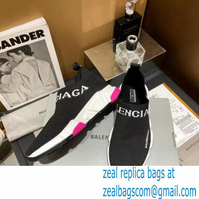 Balenciaga Ankle Logo Knit Sock Speed Trainers Sneakers 10 2021