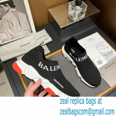 Balenciaga Ankle Logo Knit Sock Speed Trainers Sneakers 11 2021 - Click Image to Close