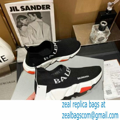 Balenciaga Ankle Logo Knit Sock Speed Trainers Sneakers 11 2021 - Click Image to Close