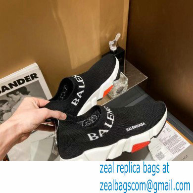 Balenciaga Ankle Logo Knit Sock Speed Trainers Sneakers 11 2021 - Click Image to Close