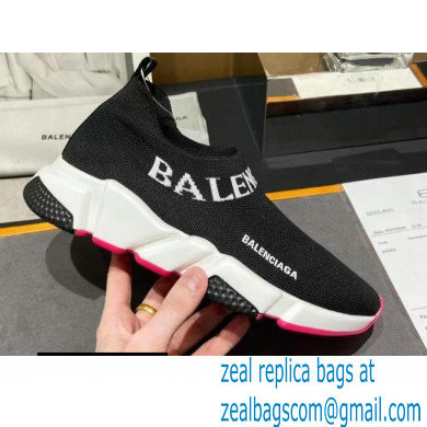 Balenciaga Ankle Logo Knit Sock Speed Trainers Sneakers 12 2021 - Click Image to Close