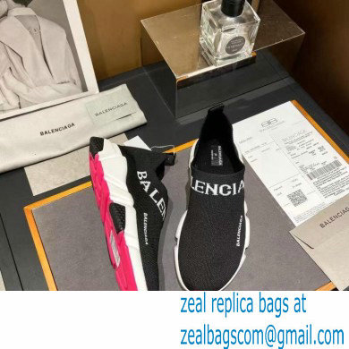 Balenciaga Ankle Logo Knit Sock Speed Trainers Sneakers 12 2021