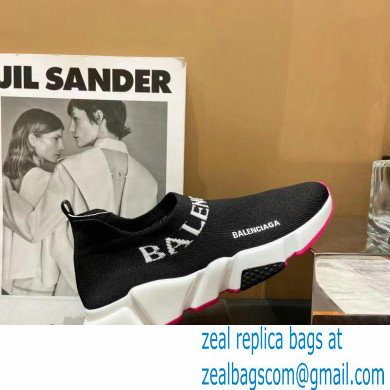 Balenciaga Ankle Logo Knit Sock Speed Trainers Sneakers 12 2021 - Click Image to Close