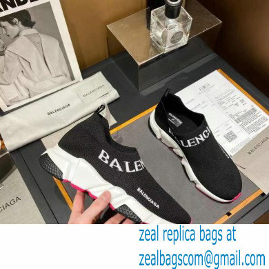 Balenciaga Ankle Logo Knit Sock Speed Trainers Sneakers 12 2021