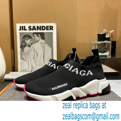 Balenciaga Ankle Logo Knit Sock Speed Trainers Sneakers 12 2021