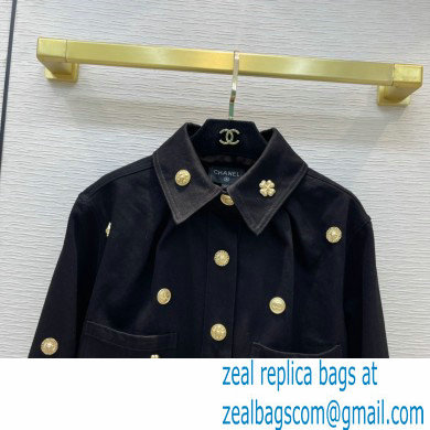 CHANEL GOLD CHARMS JACKET BLACK 2021