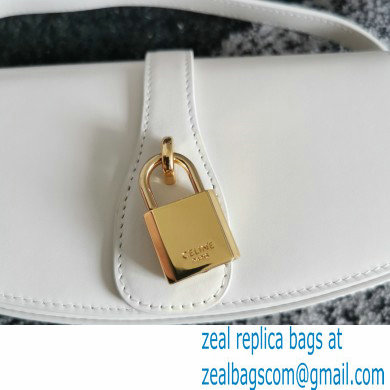 Celine Clutch On Strap In Smooth Calfskin white 2021 - Click Image to Close