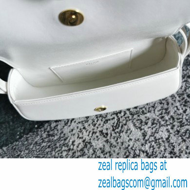 Celine Clutch On Strap In Smooth Calfskin white 2021 - Click Image to Close