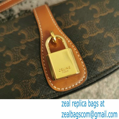 Celine Clutch On Strap In Triomphe Canvas 2021