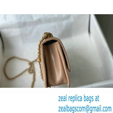 Chanel Calfskin Small Flap Bag AS2649 Beige 2021